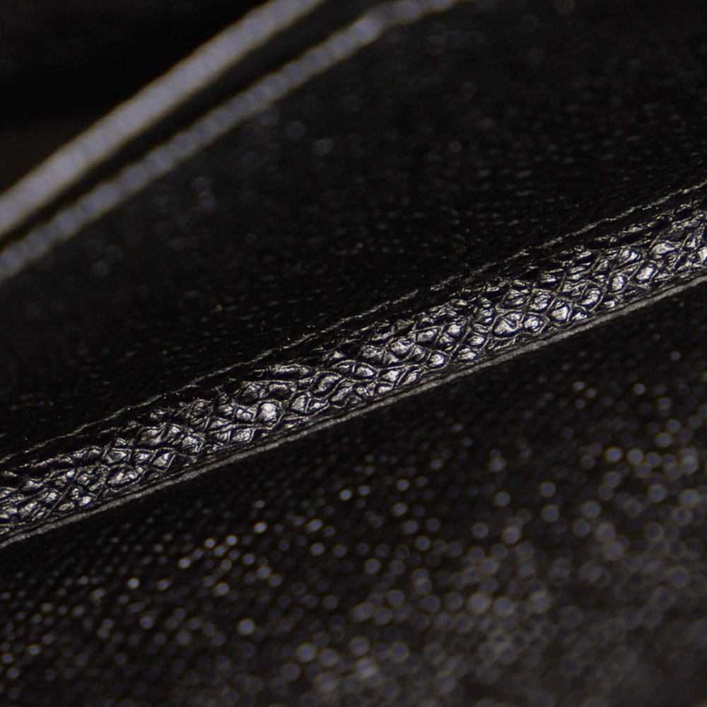 Dolce & Gabbana Dolce and Gabbana Flower Long Wallet Black Beige Leather Ladi... - Picture 7 of 8